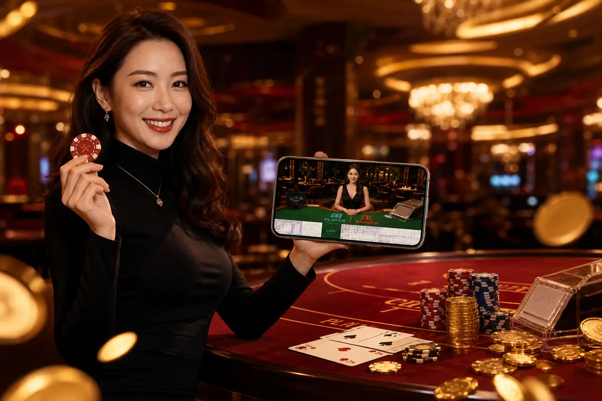 4dgood meja baccarat live casino dealer
